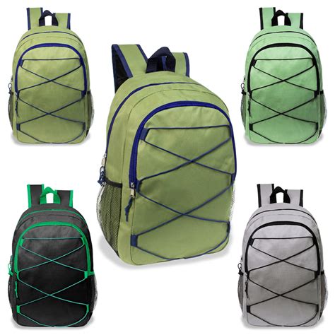 17 Bungee Wholesale Backpack In Assorted Colors And Styles Bulk Cas