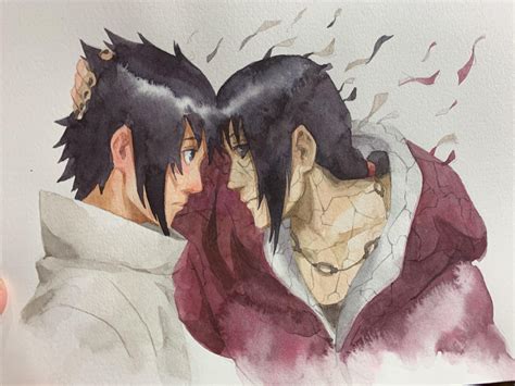 I Will Always Love You 6x8 Inch Watercolor By Me Rnaruto