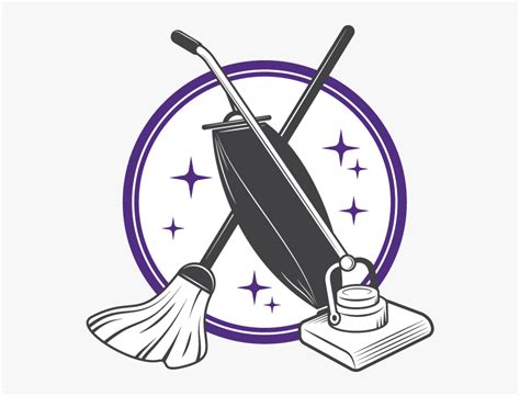 Black And White Cleaning Lady Clipart Cleaning Lady Logo Hd Png
