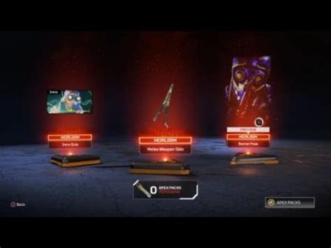 As opposed to other items, heirloom sets cannot be. Apex Octane Heirloom - YouTube