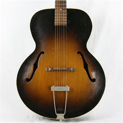 C 1950 Gibson L 48 Sunburst Mahogany Top Archtop Acoustic Guitar L50