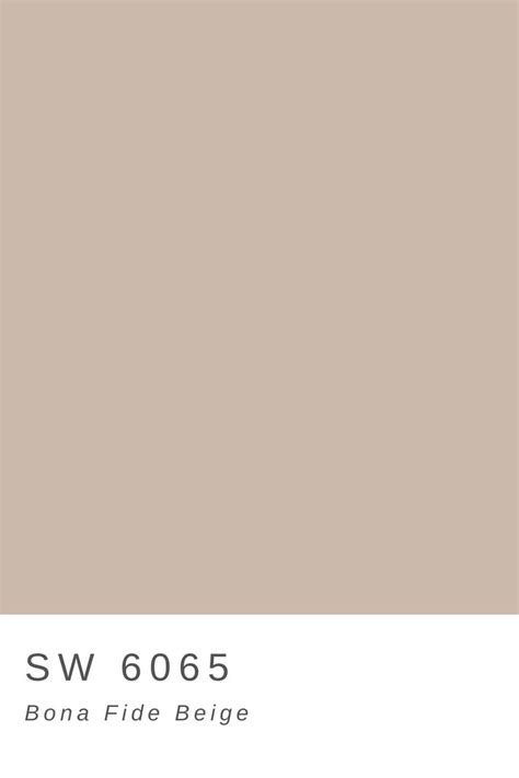 Sherwin Williams Sw Bona Fide Beige Paint