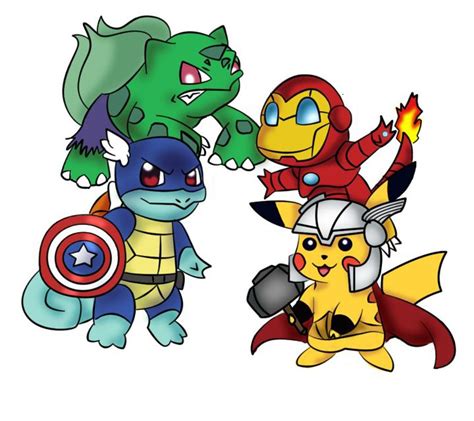 Pokemon Avengers By A N0nymouz On Deviantart