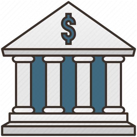 Bank Financial Institution Investment Saving Icon