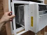 In Window Air Conditioner Installation Images