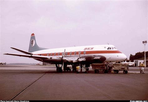 Vickers 745d Viscount Bks Air Transport Aviation Photo 0149287