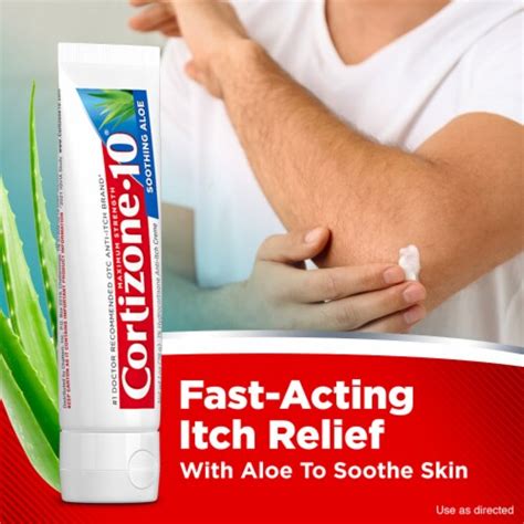 Cortizone 10® Maximum Strength Soothing Aloe Anti Itch Cream 2 Oz Kroger