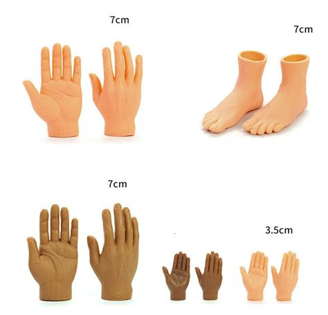 Hehepopo Creative Funny Finger Hands And Finger Feet Set Toys Modeling