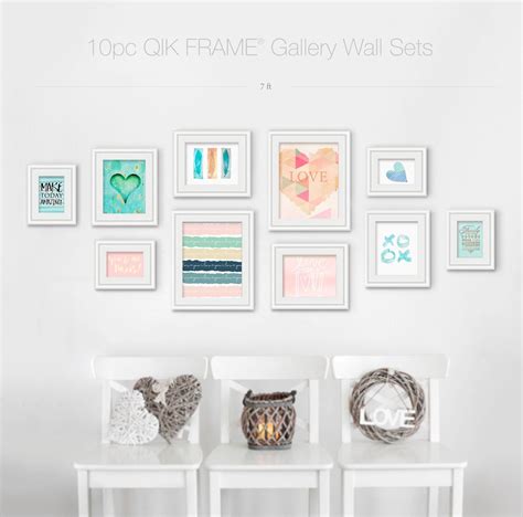 10pc Gallery Wall Set - Q53 Century - White | Gallery wall frames ...