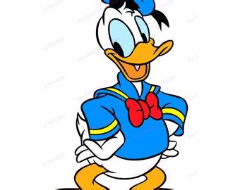 Donald duck svg | Etsy
