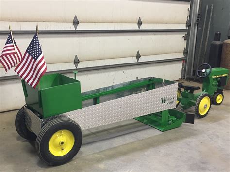 my favorite christmas present i made this year pedal tractor pulling sled r farming