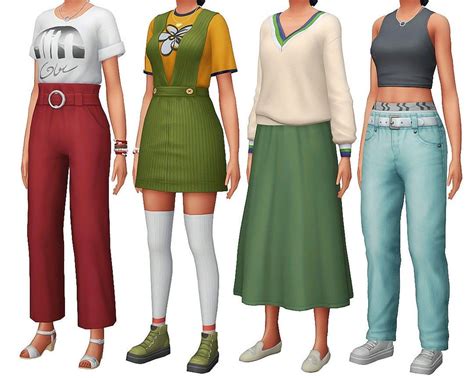 Ts4mm Ts4 Nocc Lookbook Sims 4 Clothing Sims 4 Mods Clothes Sims 4