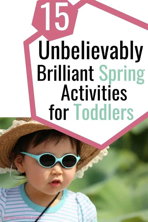 15 Unbelievably Brilliant Toddler Spring Activities Gingin And Roo