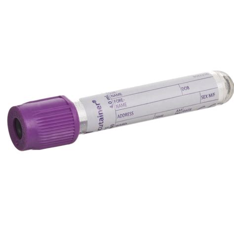 Bd Vacutainer Edta Blood Collection Tubes Off