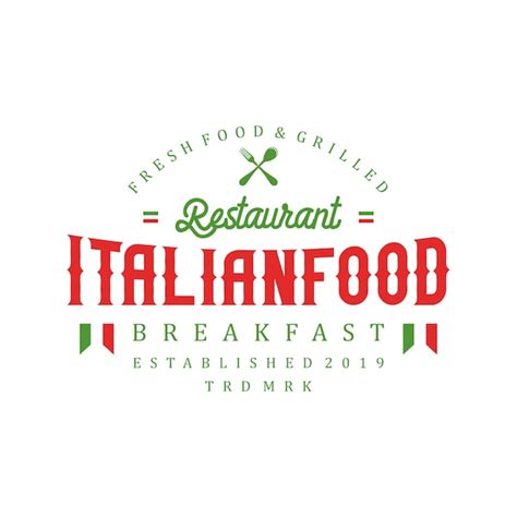 Premium Vector Italian Food Logo For Restaurant