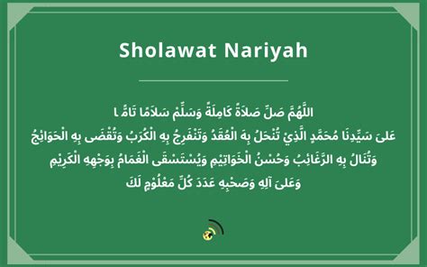 √ Sholawat Nariyah Tulisan Arab, Latin, Terjemah & Keutamaanya