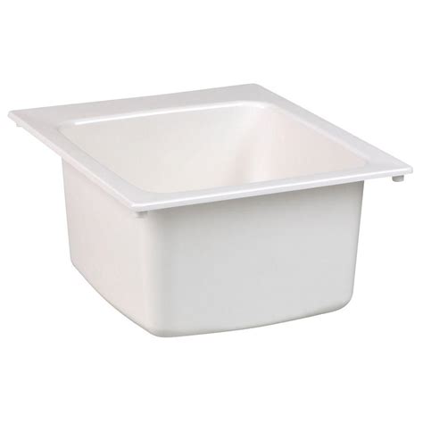 Our line of utility sinks are freestanding units that can be. MUSTEE 17 in. x 20 in. Fiberglass Self-Rimming Utility ...
