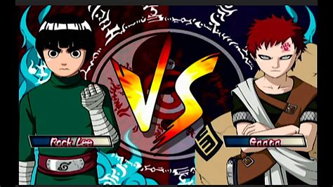 Is Rock Lee Vs Garaa The Best Naruto Fight Naruto Clash Of Ninja 2