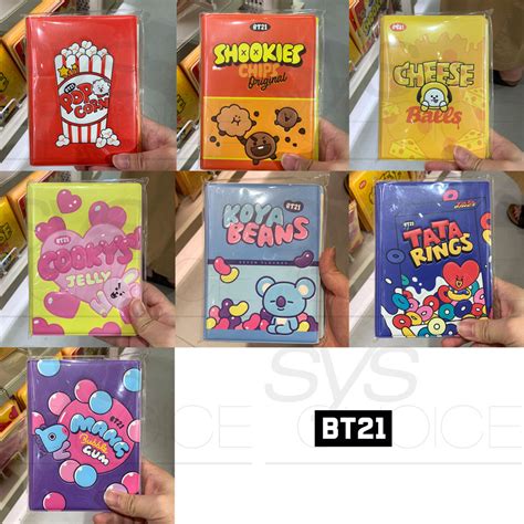 Bts Bt21 Official Authentic Goods Spring Note Snack Ver 130x175mm 80p