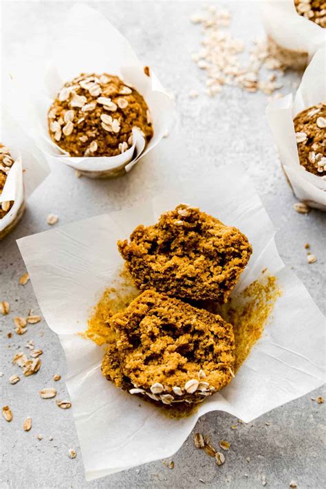 Xanthan gum, brown sugar, applesauce. Gluten Free Pumpkin Oat Flour Muffins | The Movement Menu