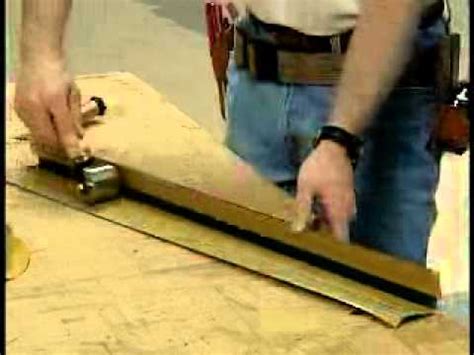 And protection setup and if you had tags: Vinyl Rigid Stair Nosing Installation Video - YouTube