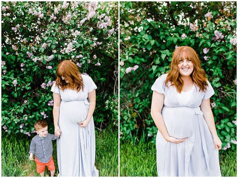 Lilac Maternity Session Utah Photographer Truly Photography
