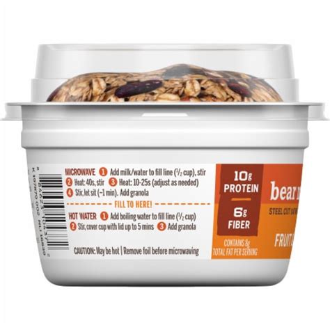 Bear Naked Fruit And Nut Granola And Steel Cut Oatmeal 2 3 Oz Kroger