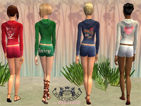 Mod The Sims Juicy Couture Summer Edition Outfits