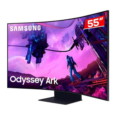 Monitor Samsung Odyssey Ark 55 Pol Va Curvo Uhd 4k 1ms 165hz Freesync Premium Hdmidp