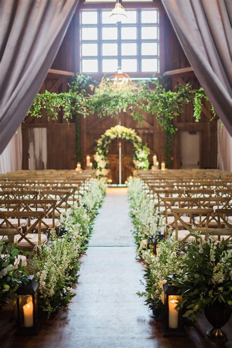 Rustic Church Wedding Decor
