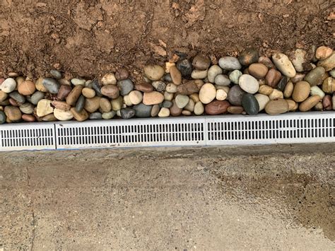 Pebble driveway rock driveway driveway edging gravel driveway driveway gate circle driveway landscaping grass pavers tree lined driveway country landscaping. Channel Drain Installation | DIY | Driveway | Me and Reegs