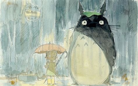 Hayao Miyazaki Totoro My Neighbour Totoro Wallpaper 1920x1200 15005