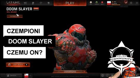 Doom Slayer Czempioni Quake Champions Youtube