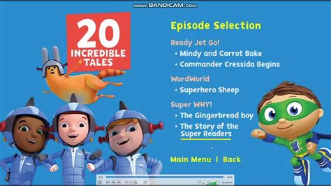 Pbs Kids 20 Incredible Tales Disc 1 2018 Dvd Menu Walkthrough Youtube