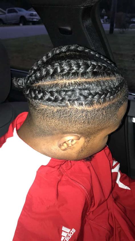 A buzz cut is any of a variety of short hairstyles usually designed with electric clippers. Four braids | Braid styles for men, Hair styles, Braid styles