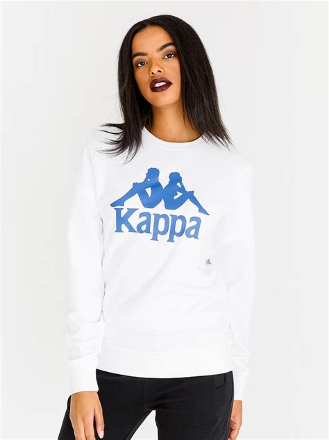Authentic Crew Sweatshirt White Kappa Hoodies And Sweats