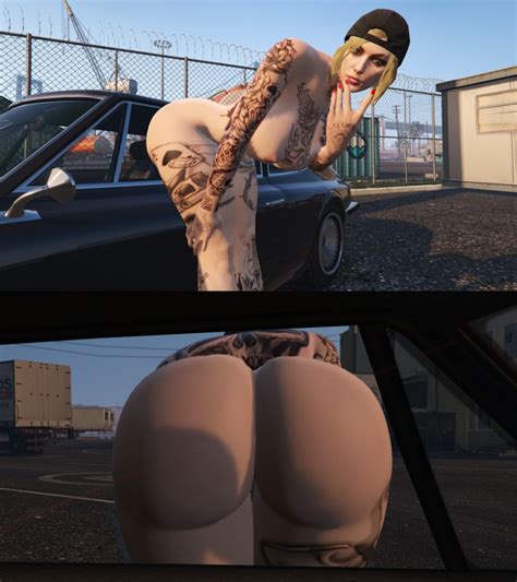 Rule 34 Ass On Glass Big Ass Car Grand Theft Auto V Naked Female