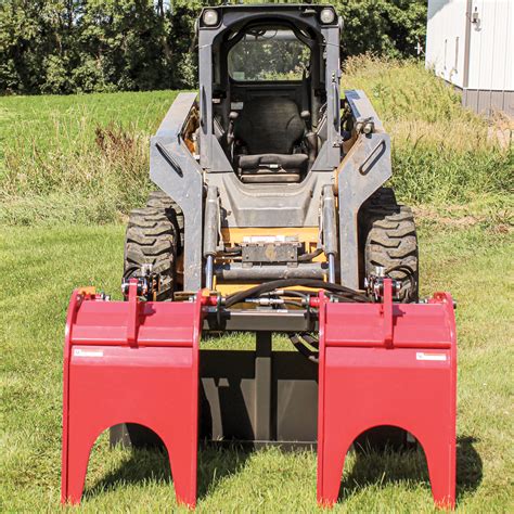 Greywolf Skid Steer Double Quick Attach Grapple Greywolf Attachments