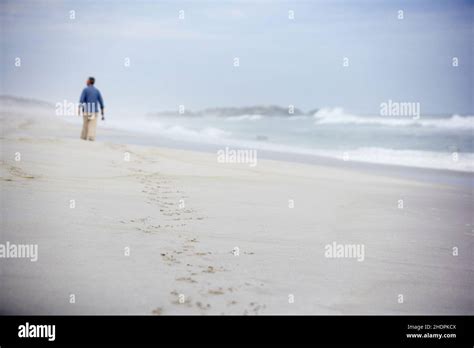 Man Beach Walk Guy Men Beaches Seaside Walks Stock Photo Alamy