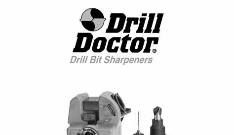 Drill Doctor 750SP User Manual | 12 pages | Also for: 500
