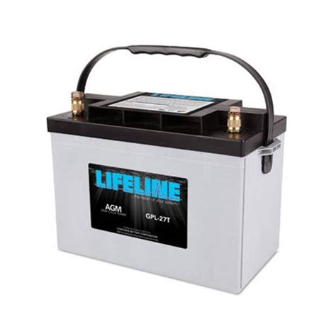 Lifeline Gpl 27t 12v Deep Cycle Agm Marine And Rv Battery