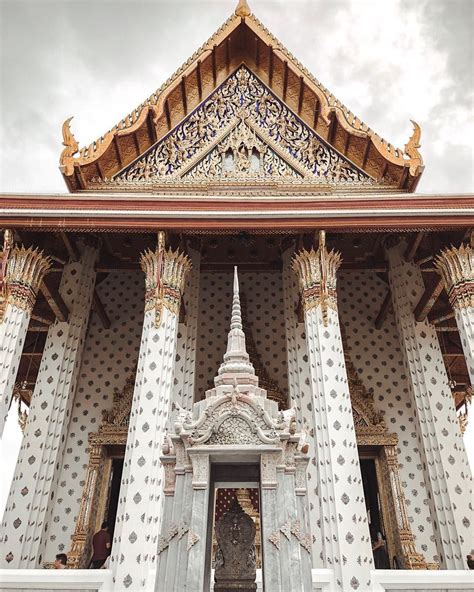 The Main Pagoda Inside The Wat Arun Temple In Bangkok Thailand