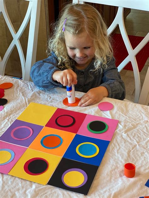 Kandinsky Inspired Circle Art For Kids Toddler Approved Kandinsky