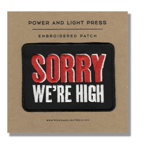 Sorry High Patch Powerandlightpress