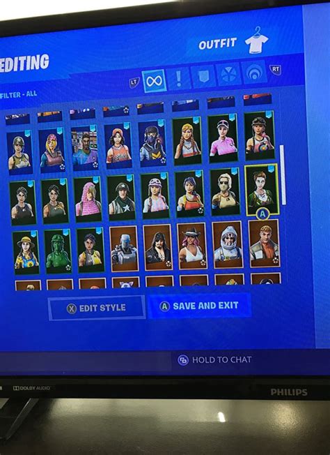 Stacked Fortnite Account 100 Skin Xbox One Account For Sale In