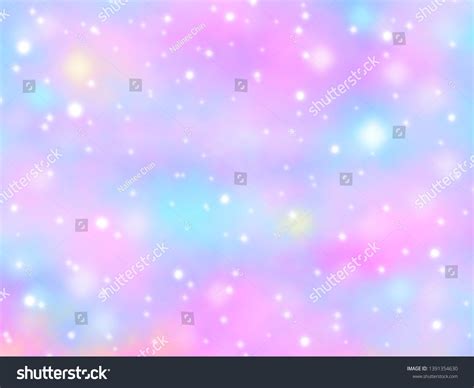 Cute Pastel Background Glitter Bokeh Sparkle Stock Illustration