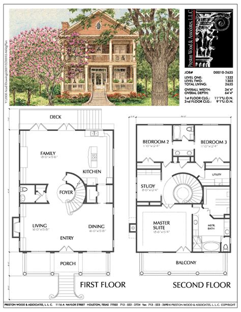 Best Story House Plans Two Story Home Blueprint Layout Residential Preston Wood