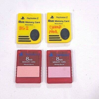 We did not find results for: LOT OF 4 PLAYSTATION 2 8MB MEMORY CARDS | eBay