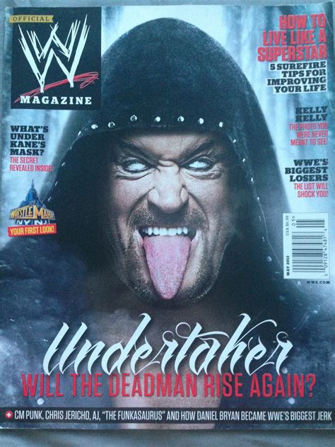 Wwe Magazine May 2012 The Undertaker Ebay