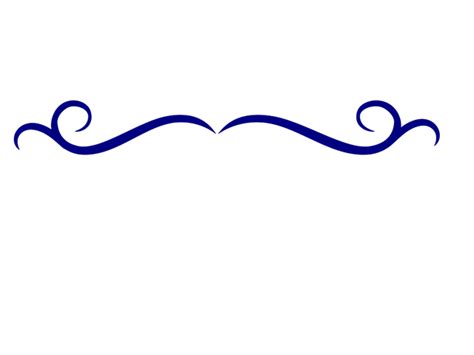 Filefad40a0247c0e89d834d4882573d9d3e Blue Swirl Divider Clip Art